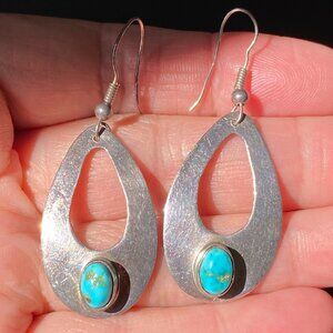 Johnny Johnson Vintage Native American Navajo Rare Turquoise Sterling